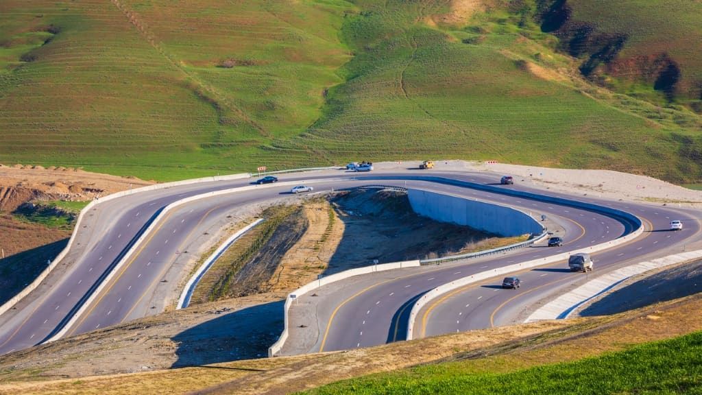 Roads filming location in Azerbaijan, photo 2