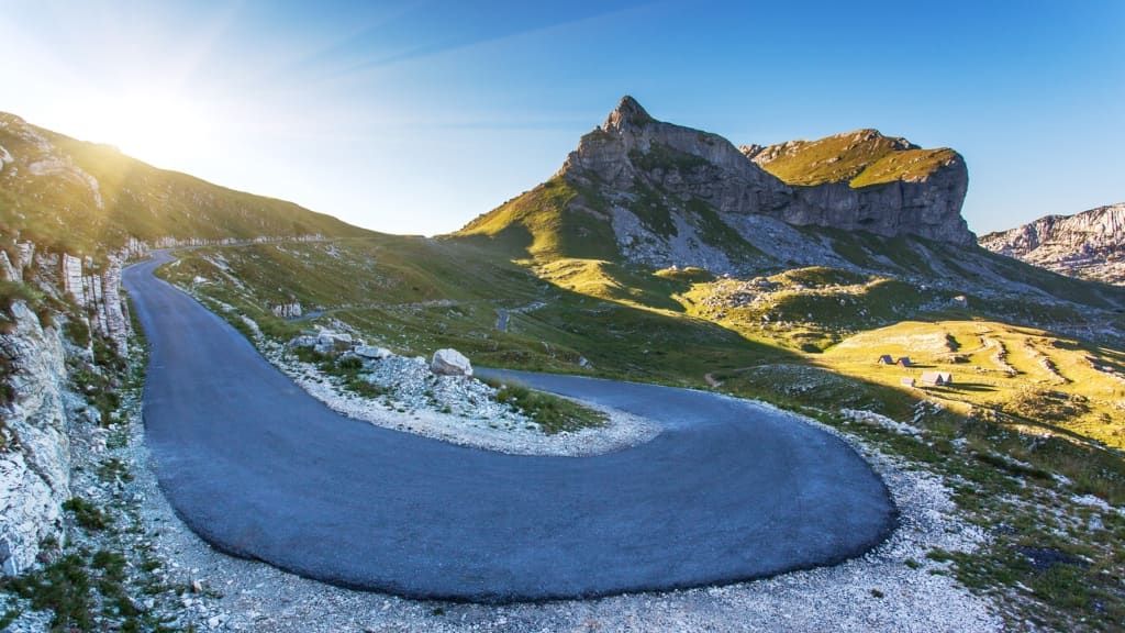 Roads filming location in Montenegro, photo 34