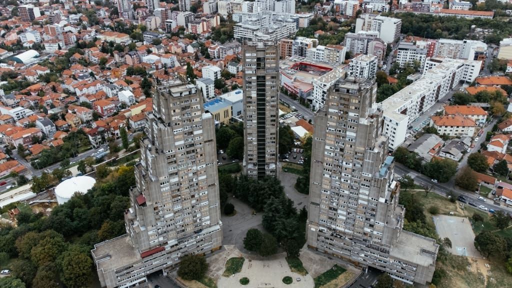 Brutalist Buildings filming location in Serbia, photo 3